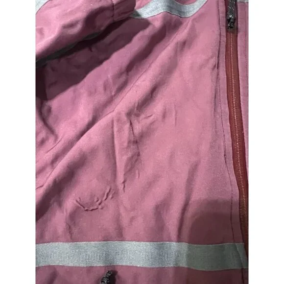Women's Outdoor Research Coat Jacket Purple Large Hooded Zip Pockets Tactical - Picture 8 of 11
